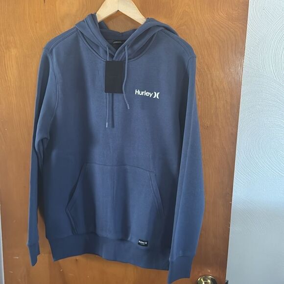Hurley Hoodie Mens Small Blue - Picture 1 of 2